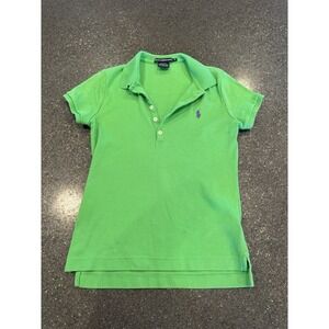 Vintage Polo Ralph Lauren Sport Slim Fit Lime Green Polo‎ Y2K 90s M